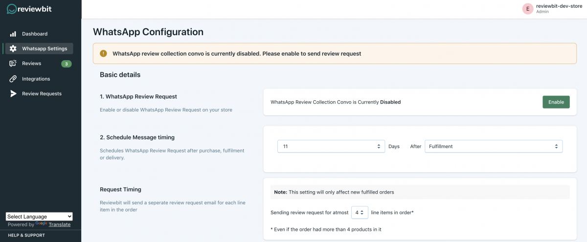 integration with judge.me