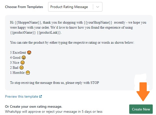 WhatsApp review requests on Shopify