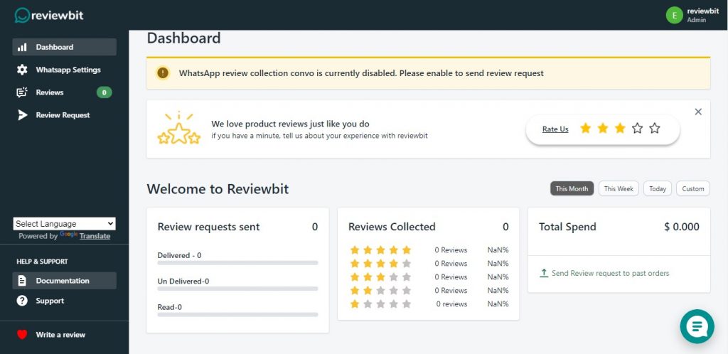 WhatsApp review requests on Shopify