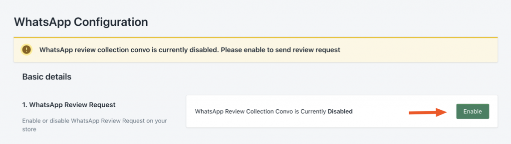 WhatsApp review requests on Shopify