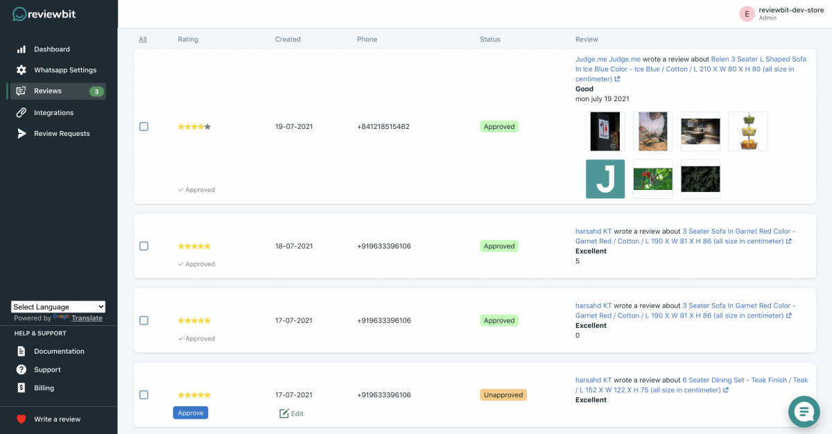 integration with judge.me